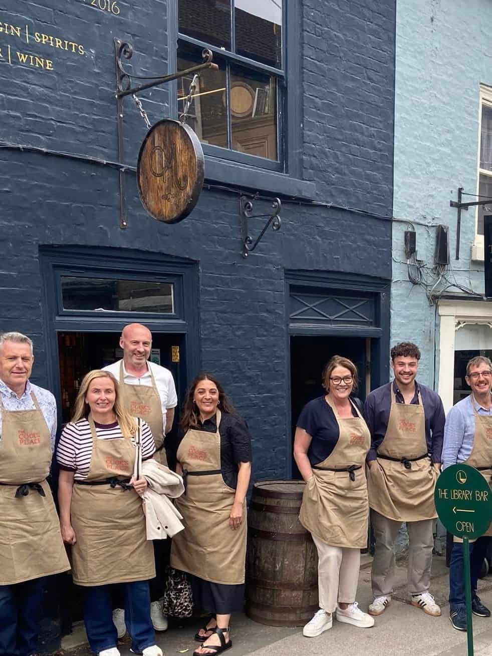 Guests on the Cook's Walk food tour in Malton